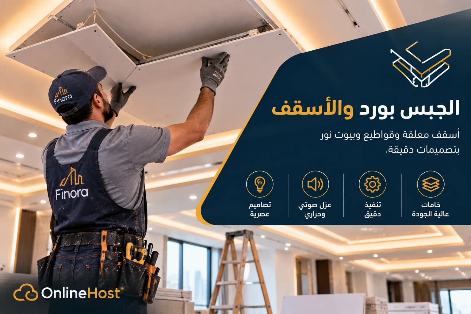 الجبس بورد والأسقف