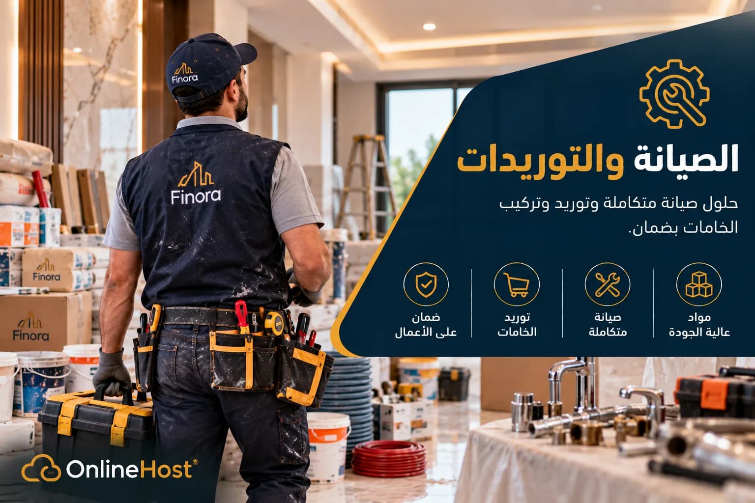 الصيانة والتوريدات