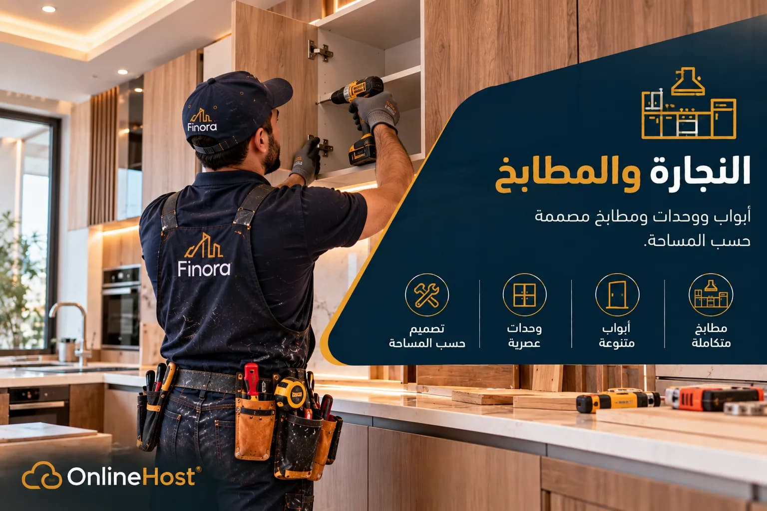 النجارة والمطابخ